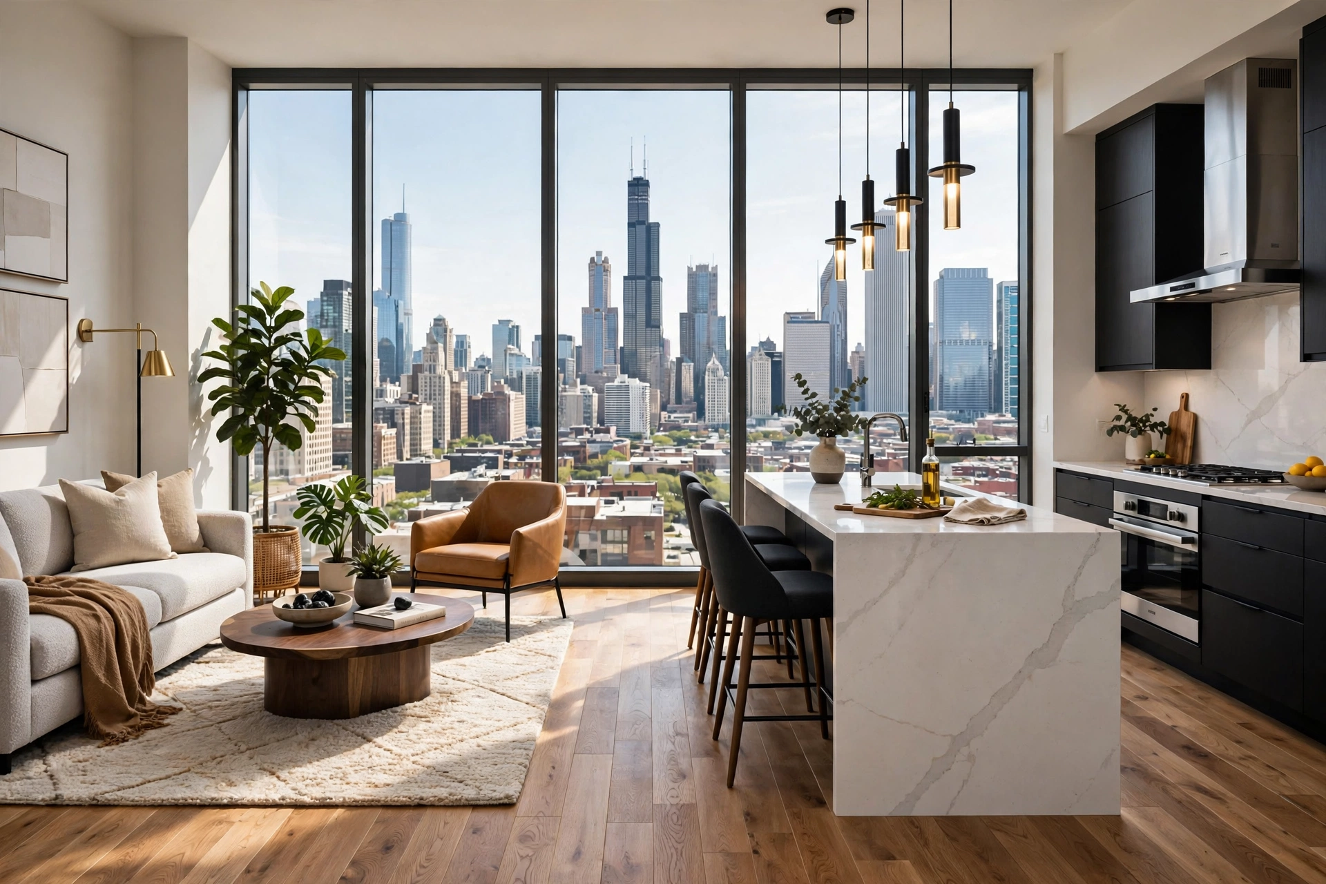 Luxury apartment interior